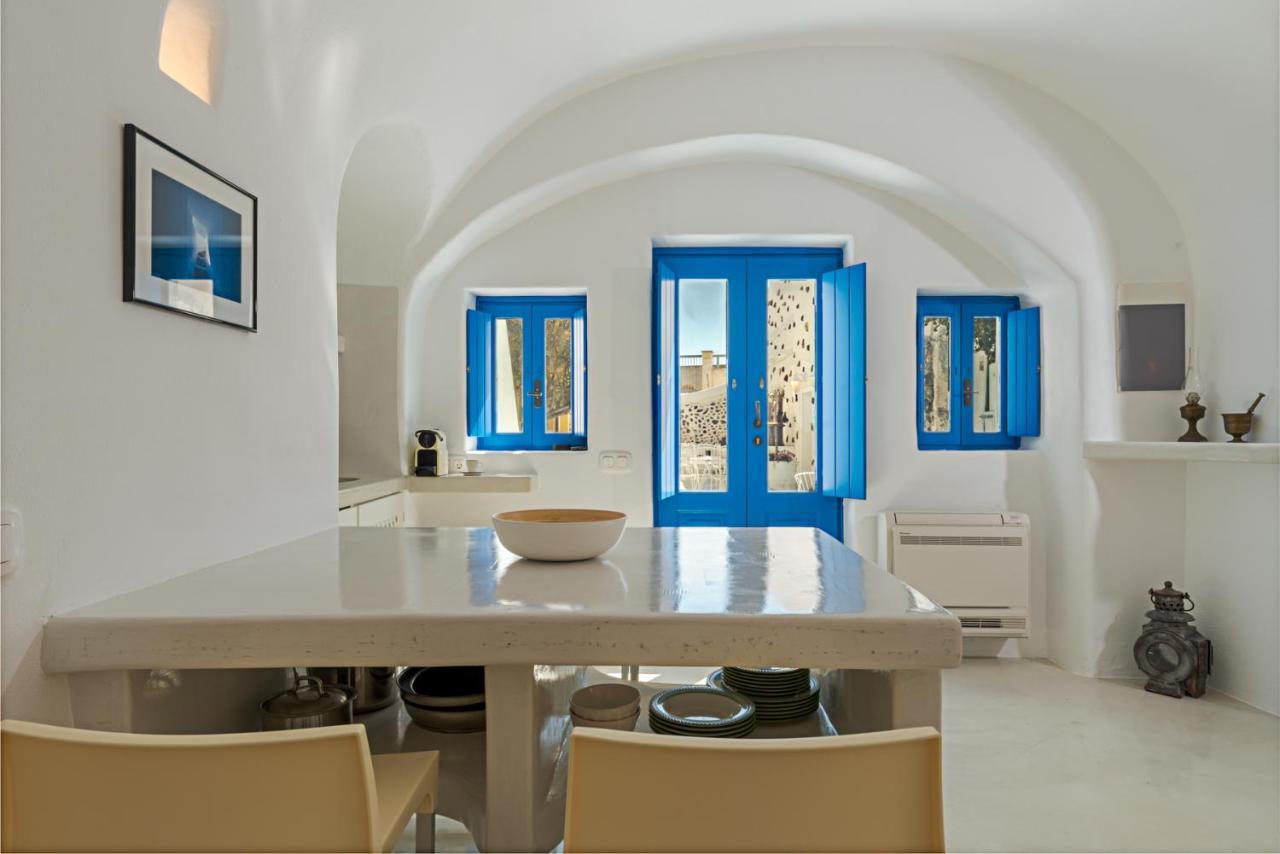 Crown Of Fira Villa ฟิรอสเตฟานี ภายนอก รูปภาพ
