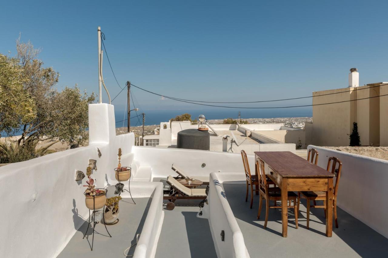 Crown Of Fira Villa ฟิรอสเตฟานี ภายนอก รูปภาพ